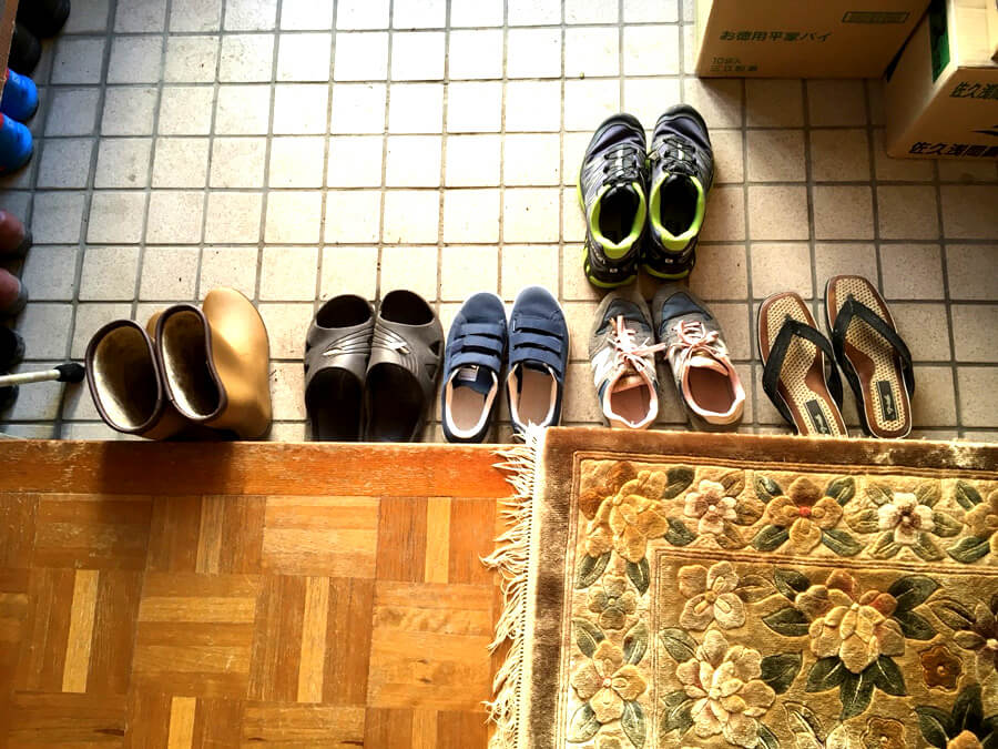 玄関と靴