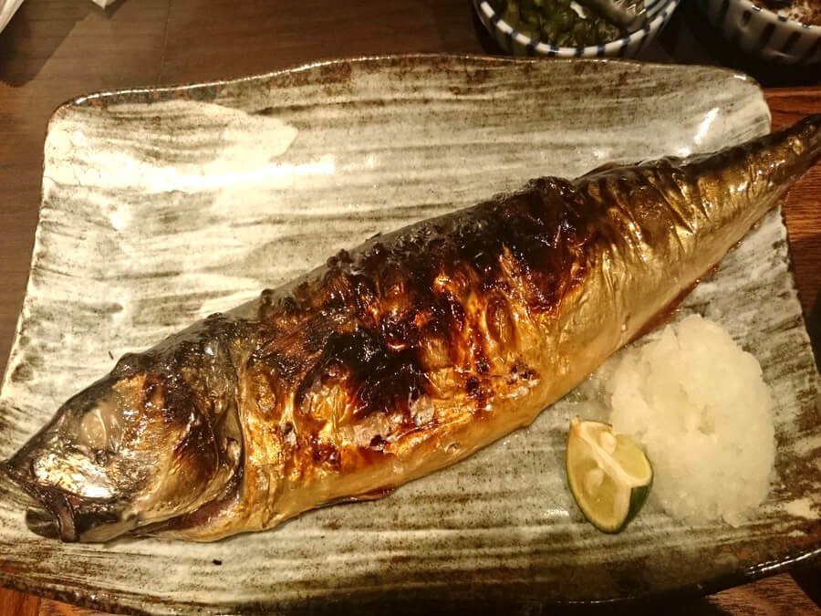美味しそうに焼かれた焼き魚